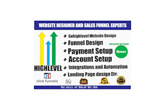 gohighlevel experts landing page, workflow, sales funnel, and clickfunnels