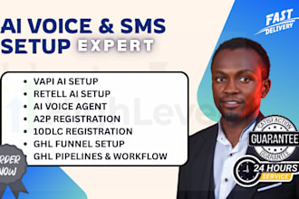 setup gohighlevel a2p 10dlc registration, vapi retell ai voice agent calling