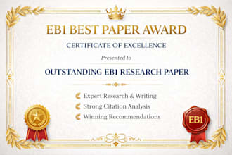 provide best paper award for eb1a, eb1b,eb1c, eb1 niw criteria