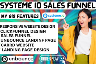 build systeme io sales funnel clickfunnels gohighlevel carrd website thrive card