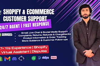your customer service representative for shopify and ecommerce support