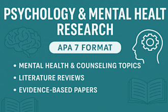 do professional psychology, mental health, and counseling research in apa 7