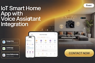 create iot based smart home app with voice assistant integration