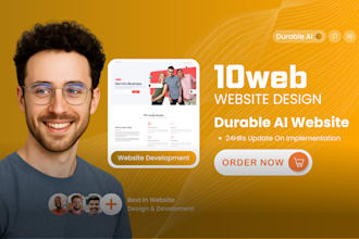 design durable ai website design durable ai 10web website