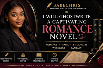 ghostwrite an engaging romance novel or fiction story