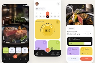develop ai calories tracker app, ai meditation app