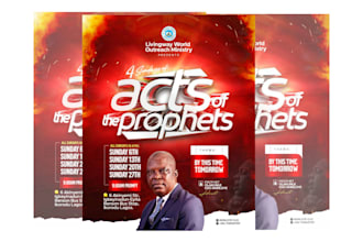 design exceptional church flyer or event flyer design
