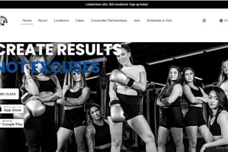 gym website fitness website workout website sport gym website