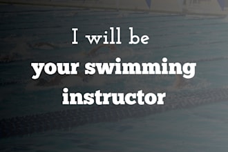 be your swimming coach and create a workout plan