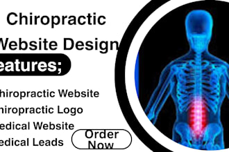 professional chiropractic website design modern, responsive SEO friendly