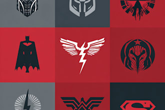 design your original superhero comic logo