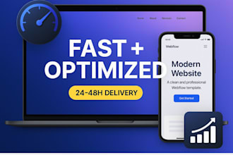 fix webflow website errors, speed, SEO, mobile and design issues