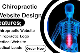 modern chiropractic clinic website professional  SEO optimized
