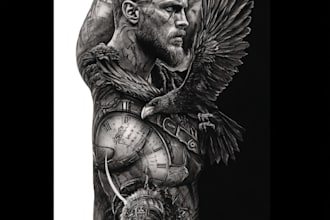 create a unique and custom tattoo design