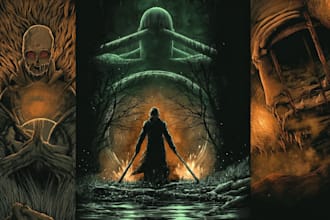 make dark art illustration death metal artwork