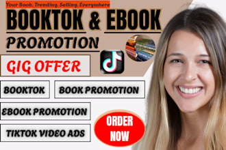 create viral booktok and tiktok ads to promote your book