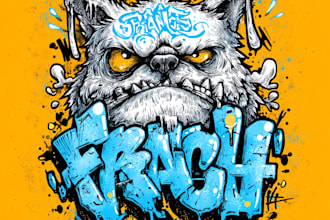 create custom graffiti art designs murals and wall arts