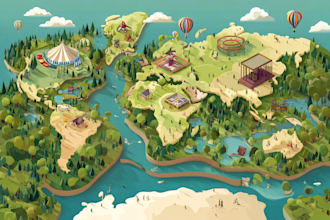 map illustration vector illustration vector map