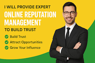 build positive orm online reputation management for individuals brands