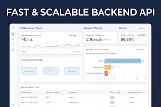 build a fast, scalable backend API for your web or mobile app