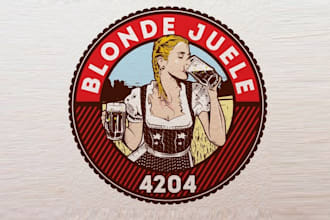 design inventive wonderful beer label logo