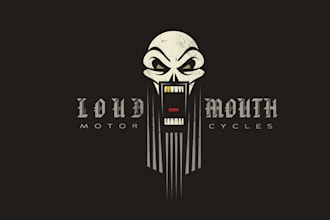 design captivating classic motorcycle shop logo