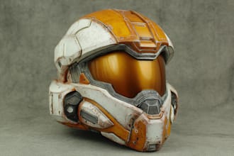 armor anime cosplay printed wearable props mask halo armor