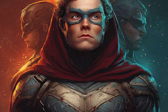 superhero or fantasy character portrait of you