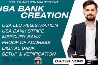 do usa bank creation for usa and non usa resident proof of address mercury llc