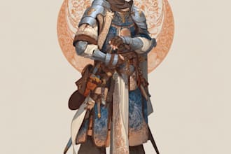 design rpg dnd character art