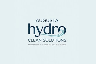 design clean solutions pressure washing logo