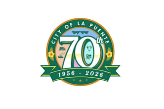 design fun energetic anniversary logo