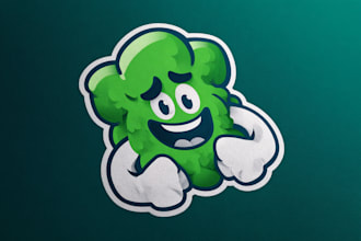create mascot, character, human cartoon logo