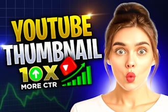 make eye catching youtube thumbnail design to boost clicks