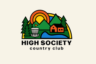 design disc golf course logo