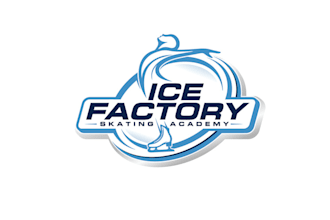 design ice factory skating academy logo