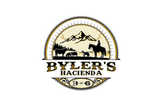 design western vintage ranch and cattle brand logo