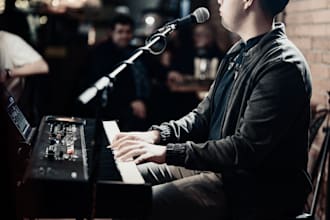 record custom piano or keys for your song