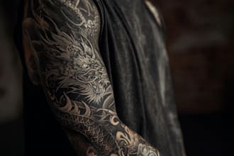 create custom tattoo art, tattoo sleeve design, tattoo artist