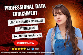 do professional data enrichment, linkedin research, and data mining