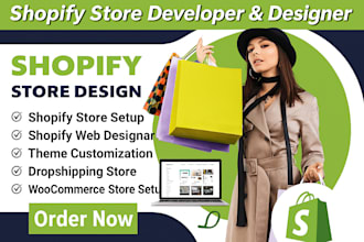 do for you ecommerece store setup shopify or woocommerece