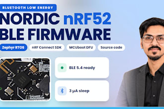 develop nrf52 ble firmware with zephyr rtos and the nrf connect sdk