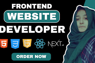 build, rebuild website development as frontend developer