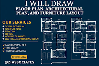 draw create floor plans and house elevations