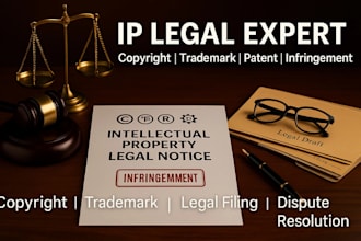 be your lawyer for copyright, IP infringement cases, and dmca takedown