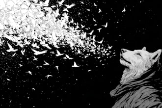 draw black and white illustrations