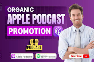 pr0mote organically on apple podcasts and spotify to increase downloads