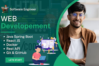 build a java spring boot backend with a react js next js or angular frontend