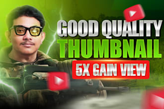 design gaming thumbnail to boosting view