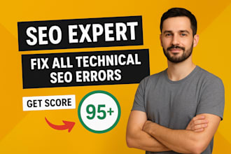 do on page technical seo and fix ahref,semrush,gsc errors, issues
